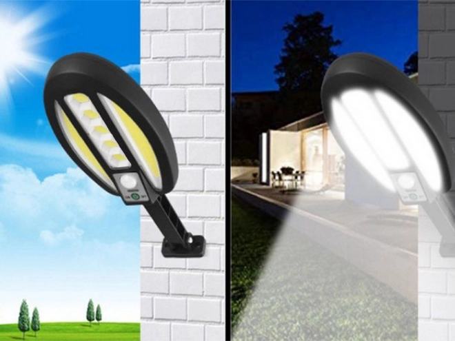 Lumière LED solaire avec capteur de mouvement