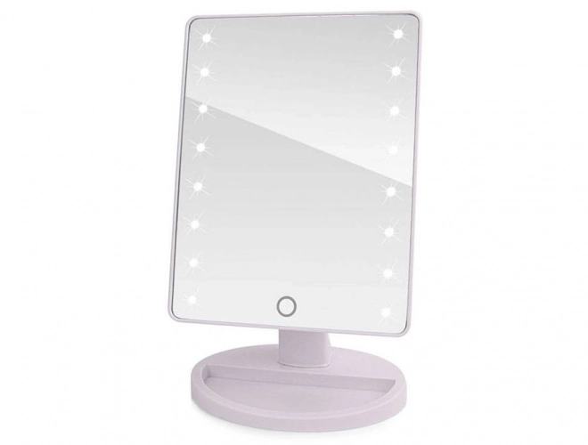 Miroir cosmétique éclairé avec LED
