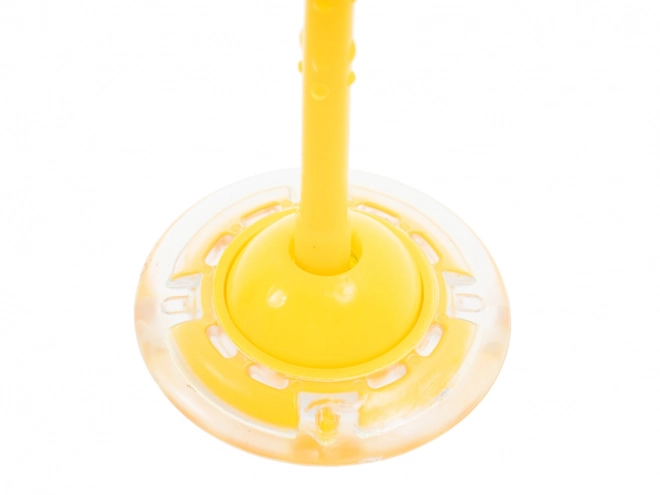 Hula hoop jambe balle sautante LED lumineuse jaune