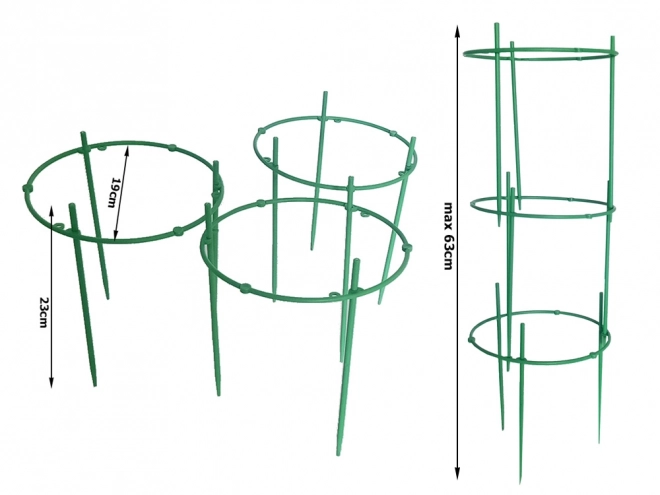 Support circulaire pour fleurs en pot