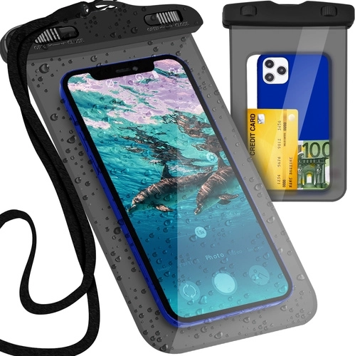 Étui étanche pour téléphone jusqu’à 7" – noir