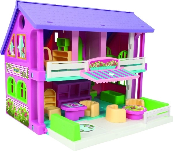Maison de jeu en plastique 40x35cm dans une boîte Wader