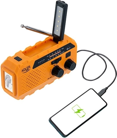 Radio FM/AM et powerbank en un
