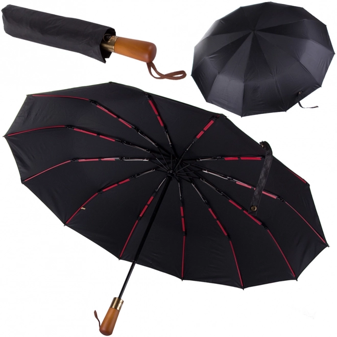 Parapluie pliant élégant noir