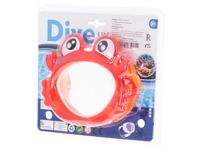 Lunettes de plongée pour enfants avec masque CRAB