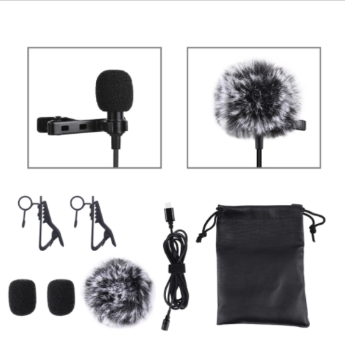 Micro-cravate Puluz avec connecteur USB-C