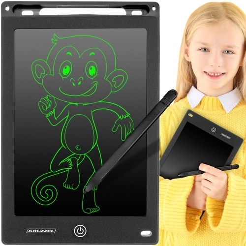 Tablette à dessiner 8,5" noire KRUZZEL 22454