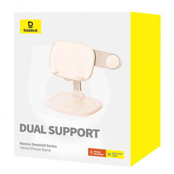 Support pour tablette et téléphone Baseus Seashell rose