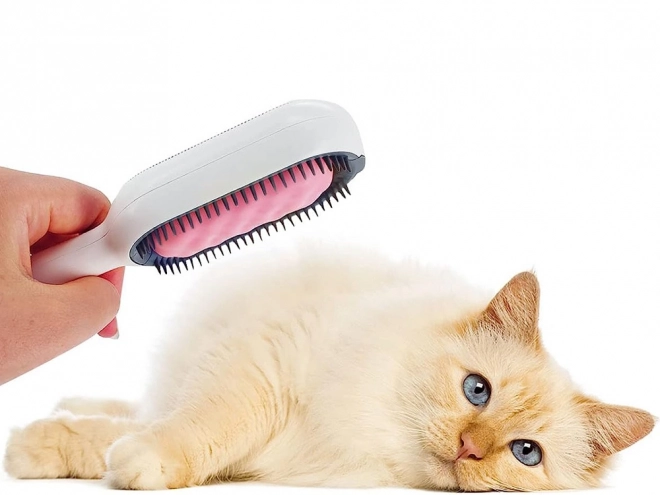 Peigne en silicone 3-en-1 pour animaux de compagnie
