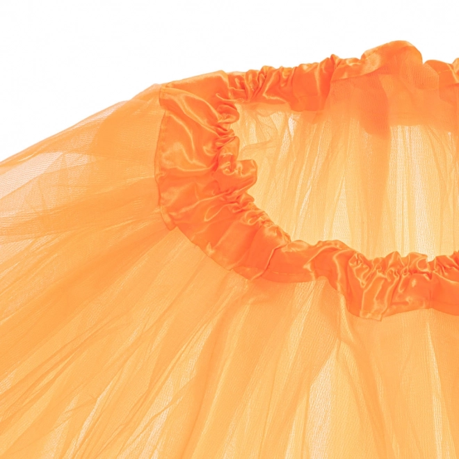 Costume de lapin avec tutu orange et serre-tête avec carotte