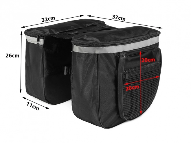 Grande sacoche de vélo avec porte-bagages