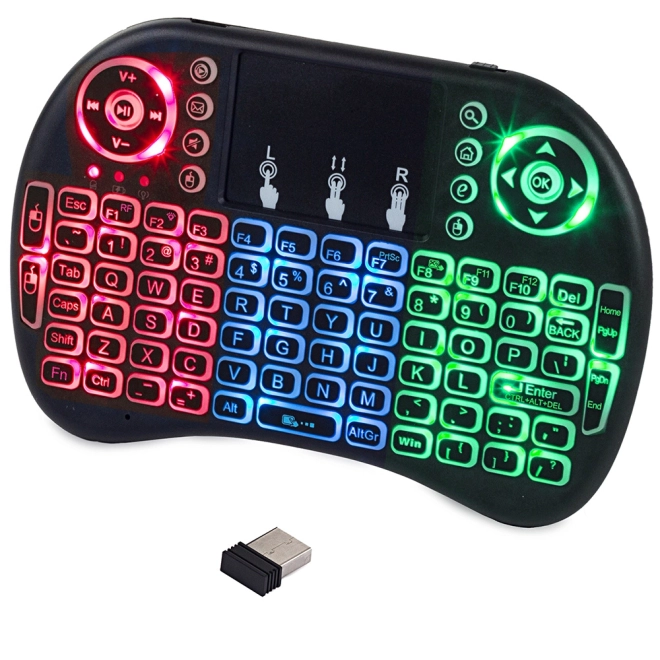 Clavier mini sans fil avec rétroéclairage