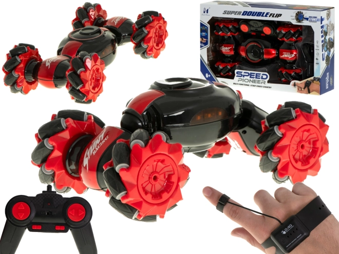 Voiture cascadeuse RC Speed Pioneer 360 – Rouge