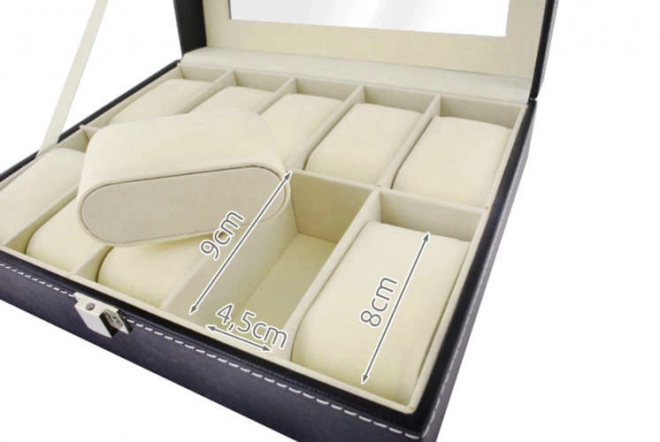 Organisateur pour 10 montres ou bijoux