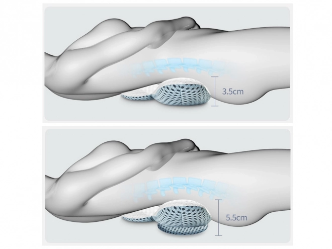 Coussin lombaire orthopédique pour le soulagement du dos
