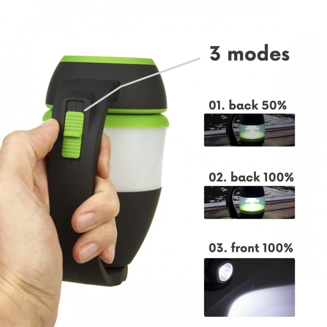 Lampe LED multifonctionnelle avec fonction de torche, lampe de camping et lampe de table