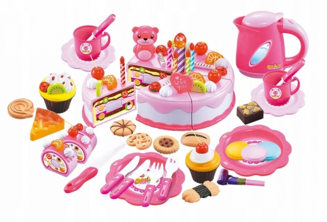 Set d'anniversaire - Découpe de gâteau 80 pièces