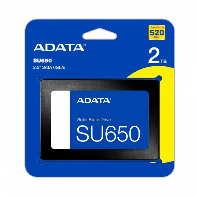 SSD ADATA SU650 2TB avec une vitesse de 520/450 MB/s