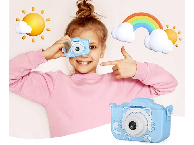 Appareil photo numérique pour enfants avec chat