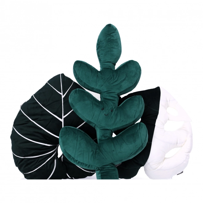 Coussin décoratif en peluche en forme de feuille – type 1