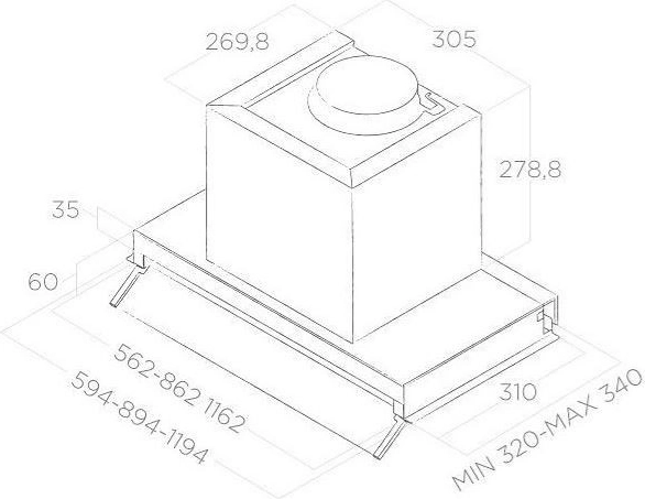 Montage facile sous le meuble