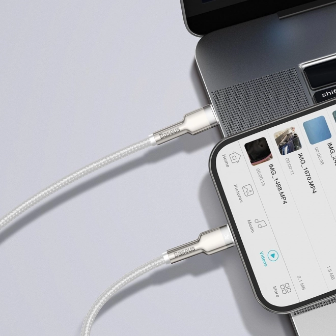 Câble USB-C pour Lightning Baseus Cafule avec chargement rapide 20W, 1m