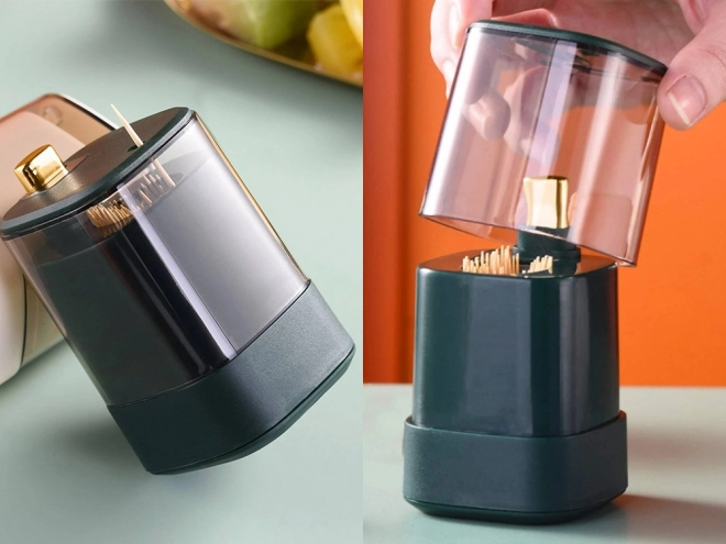 Distributeur automatique de cure-dents avec un design élégant