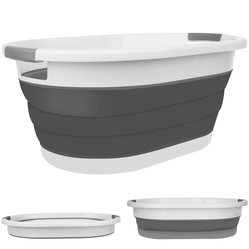 Panier à linge pliable en silicone