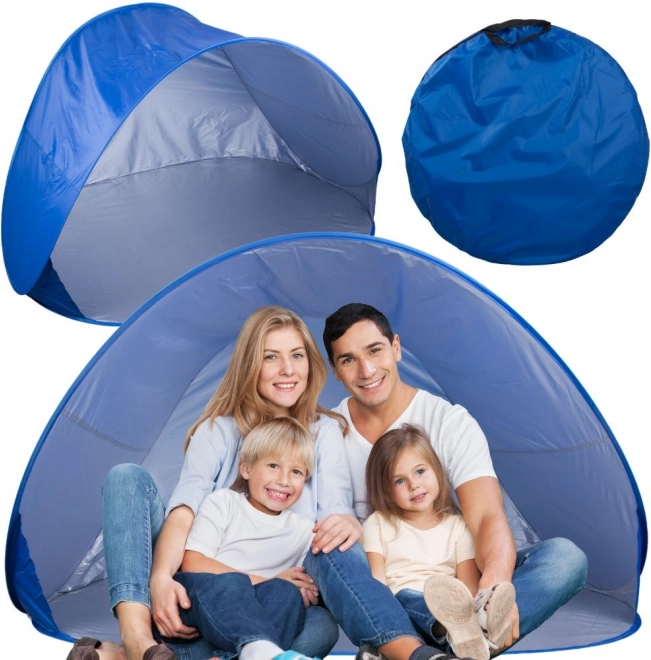 Tente de plage autoportante avec protection UV