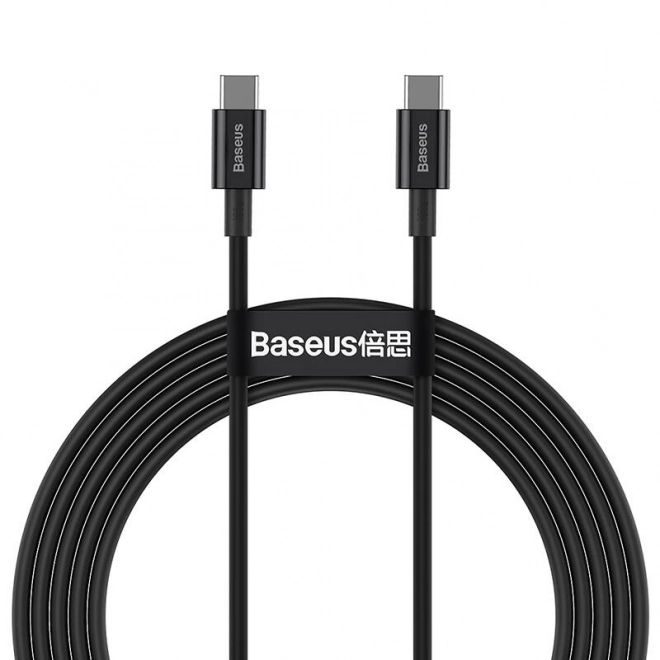 Câble Baseus Série Supérieure USB-C vers USB-C, 100W, 2m (noir)