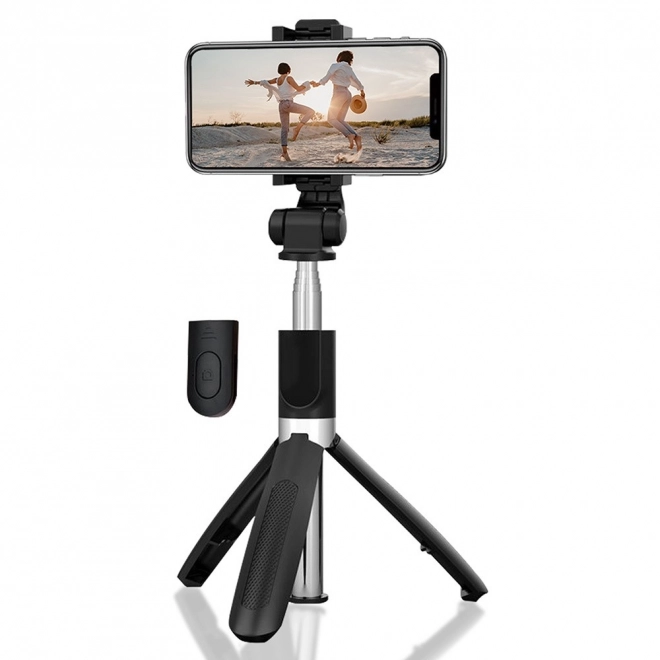 Perche à selfie et trépied de table 2 en 1 avec télécommande Bluetooth