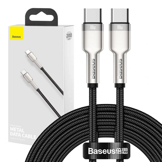 Câble USB-C à USB-C Baseus Cafule 100W, 2m noir