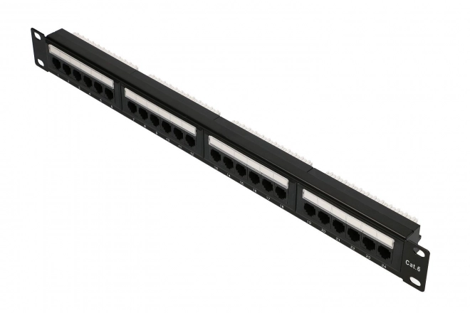 Panneau de brassage 24 ports Cat6 UTP V2