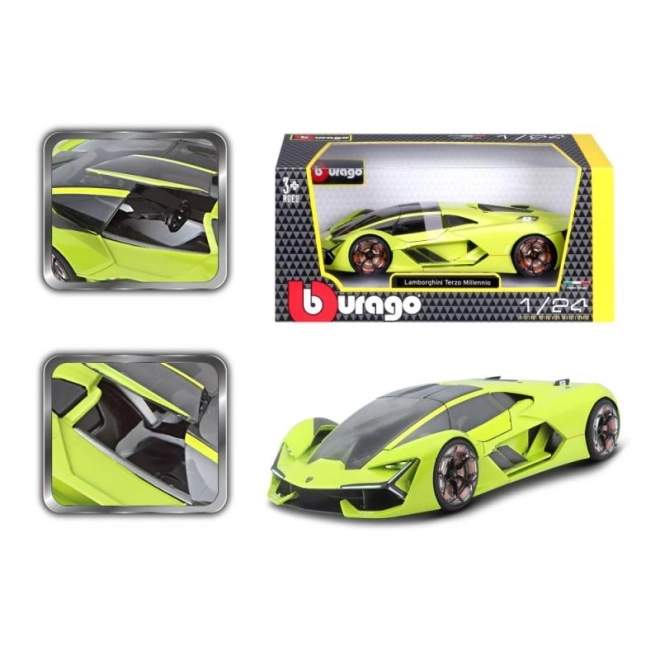 Bburago 1:24 Lamborghini Terzo Millenio Vert