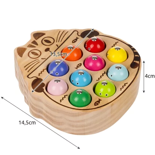 Jouet de pêche magnétique en bois Kruzzel