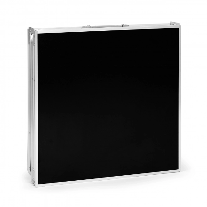 Table de camping pliable noire plateau 180 x 60 cm