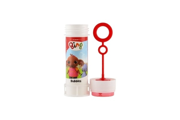 Bublifuk 60ml Lapin Bing mélange de couleurs dans un flacon en plastique 4x11cm