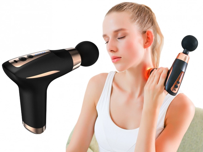 Pistolet de massage multifonction avec 6 accessoires