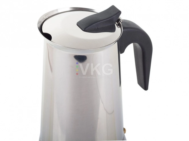 Cafetière italienne moka 12 tasses 600 ml acier inoxydable