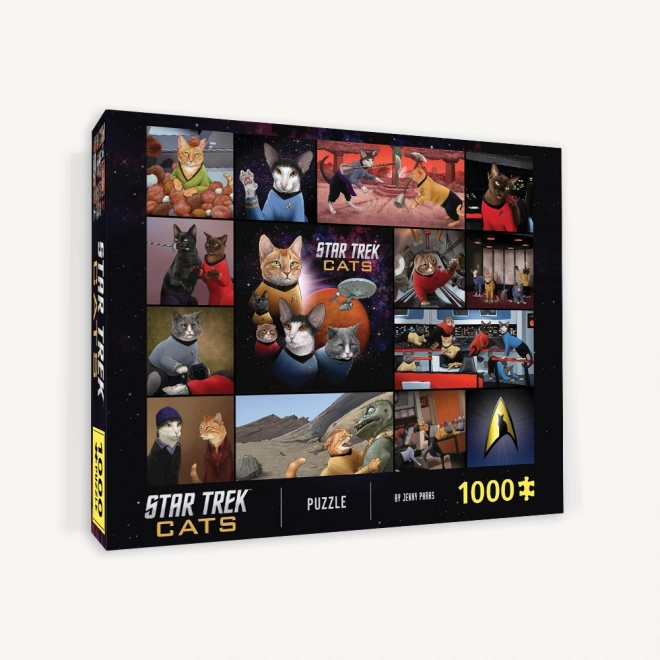 Puzzle Star Trek chats 1000 pièces