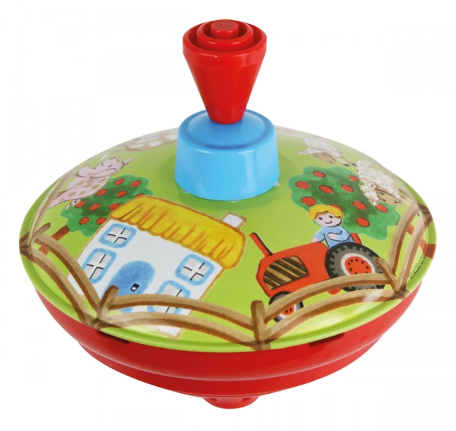 Toupie Lena avec motifs de canetons – Ferme