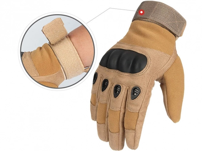 Gants tactiques XL avec protection des articulations