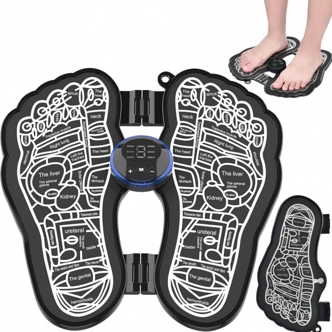 Tapis de massage EMS pour pieds pour la stimulation de la circulation sanguine