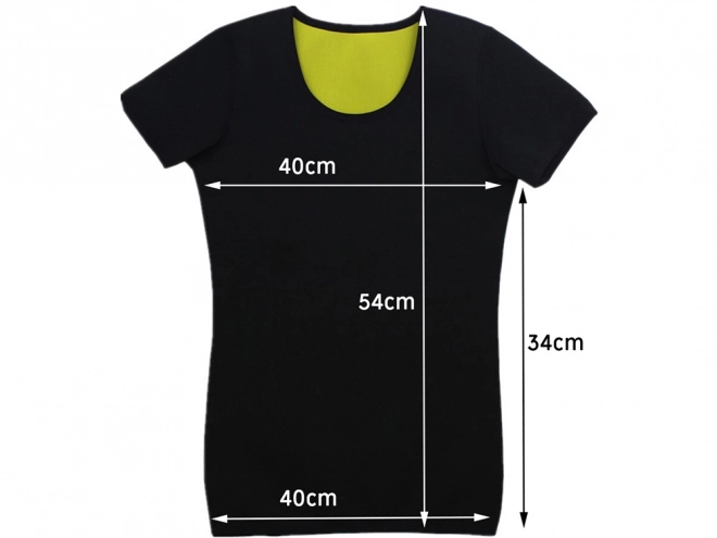 T-shirt de fitness en néoprène pour femme