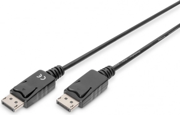 Câble de connexion DisplayPort 1080p 60 Hz FHD à verrouillage type DP/DP M/M noir 3 m