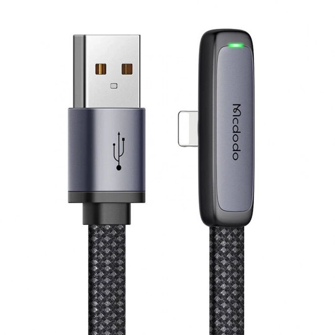 Mcdodo CA-2791 Câble USB à angle pour éclair, 1,8 m (noir)