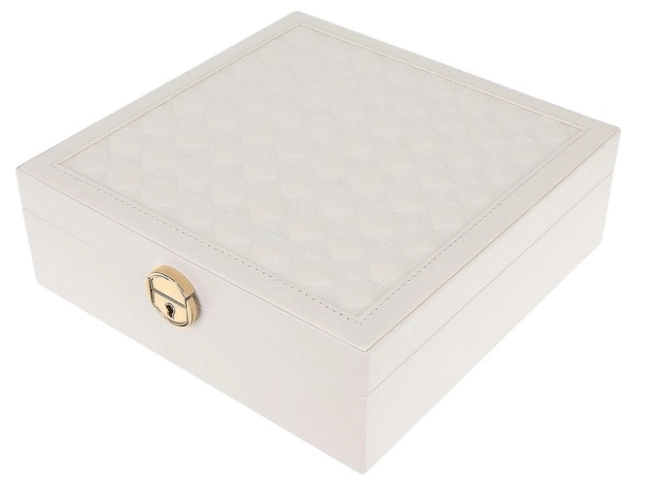Boîte à bijoux Blanche Beautylushh