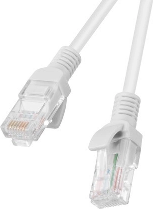 Cordon patch catégorie 5e 1,5 m gris Fluke Lanberg, lot de 10