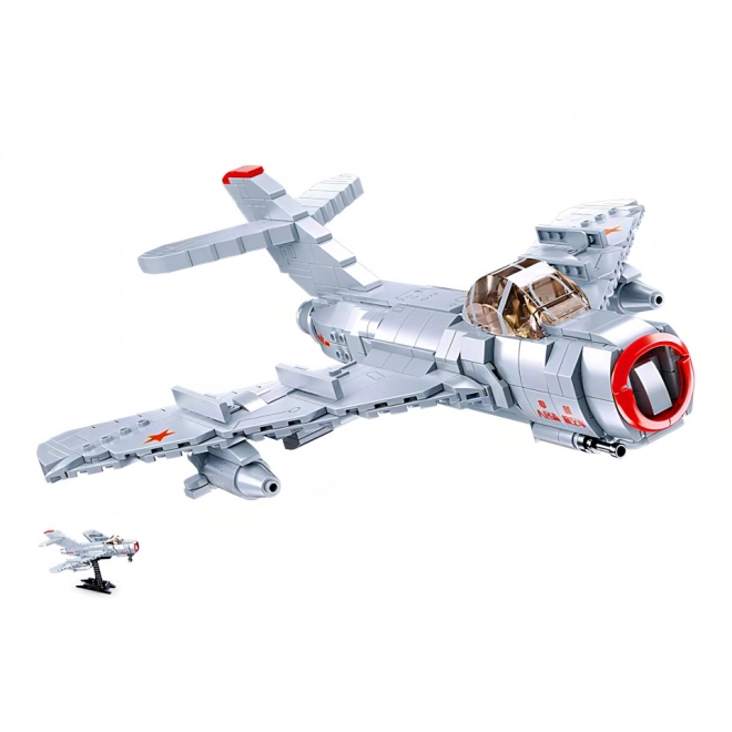 Sluban Maquette Avion de Chasse à Réaction MiG-15