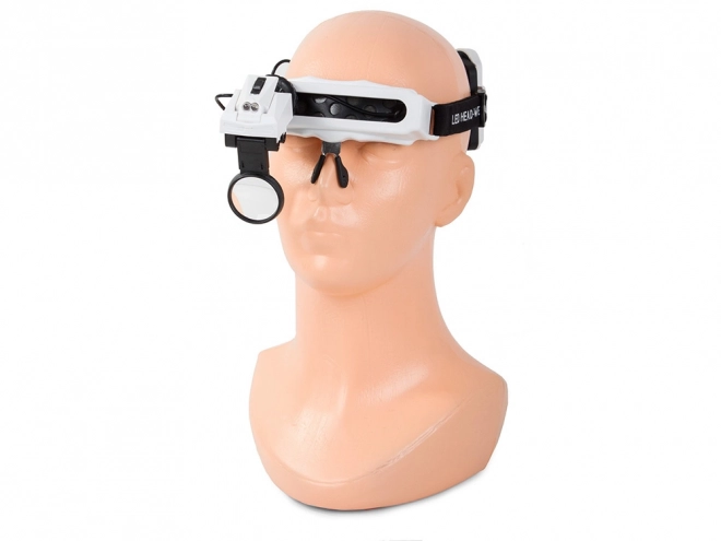 Bandeau flexible avec loupe et éclairage LED